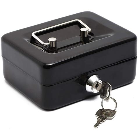 metal cash box with key|metal money box with key.